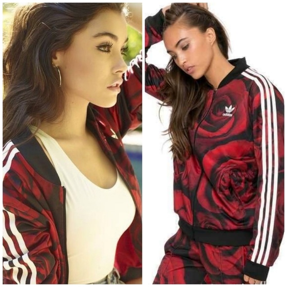 adidas floral tracksuit mens